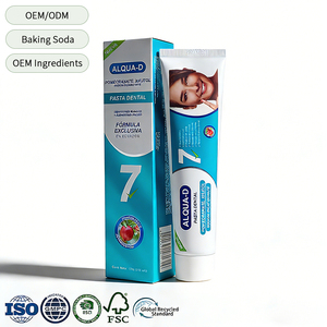 Dentifricio OEM all'Estratto di Melograno e <span class=keywords><strong>Bicarbonato</strong></span> di Sodio <span class=keywords><strong>per</strong></span> Sbiancamento e Rimozione Macchie con Fluoruro e Xilitolo - Product Image 1