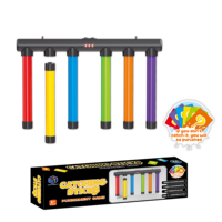 Jeu de réflexes à distance HTL avec cartes de punition, bâtons tombants, entraînement de réaction, jouet lumineux musical USB pour fêtes