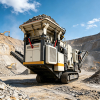 Stations mobiles de concassage de ballast : concassage sur site le long des routes de construction, à la base de la construction ferroviaire