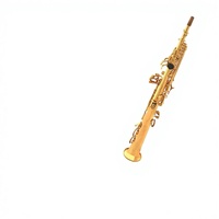 Ehrman Professional Treble Drop B Lacquered Gold Split Brass Saxophone