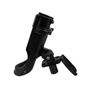 Flush mount design Low profile jon boat rod holder