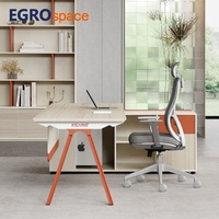 EGROspace - Mobilier de style moderne et élégant - Table de direction personnalisée - Bureau élégant en bois pour PDG - Bureau de direction