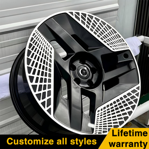 Jantes <span class=keywords><strong>Aero</strong></span> Mesh forgées sur mesure de 18 à 22 pouces, noires et usinées, pour BMW M3 M4 AMG C63 Porsche 911 Lexus IS Audi RS5 OEM - Product Image 2