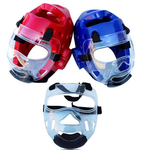 Masque de protection facial pour l'entraînement sportif de Taekwondo, équipement d'arts martiaux de haute qualité et confortable, fabriqué en Chine, en vente - Product Image 5