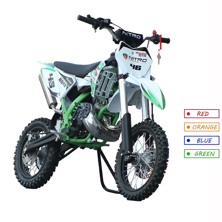 Professional high configuration 2 stroke water cooled 65cc motorcycle mini dirt bike for kids