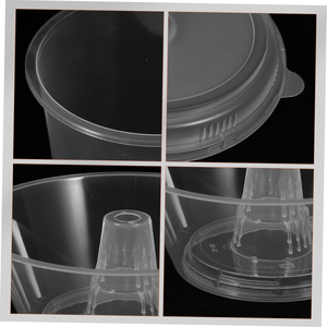 Offre Spéciale : Gobelets en plastique jetables de qualité alimentaire avec bol à collation intégré – Design créatif tout-en-un pour aliments et boissons - Product Image 4