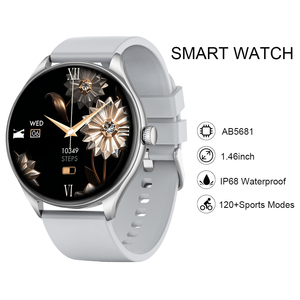 Montre connectée pour femmes, suivi du cycle <span class=keywords><strong>menstruel</strong></span>, suivi de la forme physique, appels Bluetooth, assistant vocal, montres pour Android IOS - Product Image 1