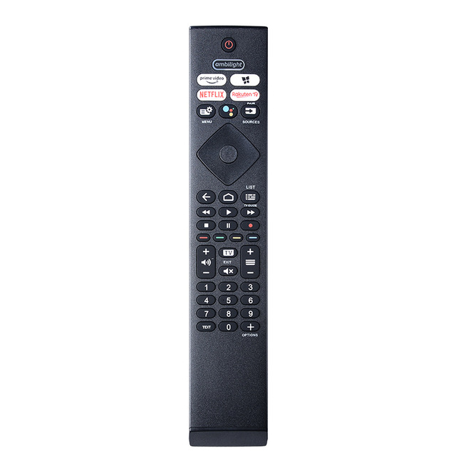 Hostrong RC4284502-1R Fixed Code & Rolling Code Voice IR Replacement TV Remote Control for YKF474-B013