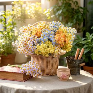 ช่อดอกคาโมไมล์ประดิษฐ์หลากสีจาก CallaFloral สำหรับตกแต่งงานแต่งงาน ช่อดอกไม้ประดิษฐ์จากผ้าทอ - Product Image 1