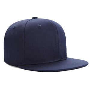 Casquette plate tendance unisexe avec broderie personnalisée LOGO Hip Hop Europe Amérique, couleur unie, peinture estampée, style Snapback - Product Image 6