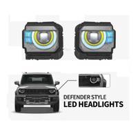 Phares LED pour JETOUR Traveler T2, accessoires de voiture, mise à niveau des feux avant, phares de style Defender, phares LED