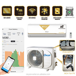 เครื่องปรับอากาศพลังงานแสงอาทิตย์ DEYE 12000BTU 18000BTU 24000BTU ไฮบริด ACDC ติดตั้งง่าย แบบแยกส่วน พกพาได้ - Product Image 2