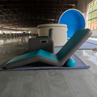 Fauteuil gonflable de plage portable en PVC DWF Drop Stitch de haute qualité, personnalisable avec logo, pour vente en gros