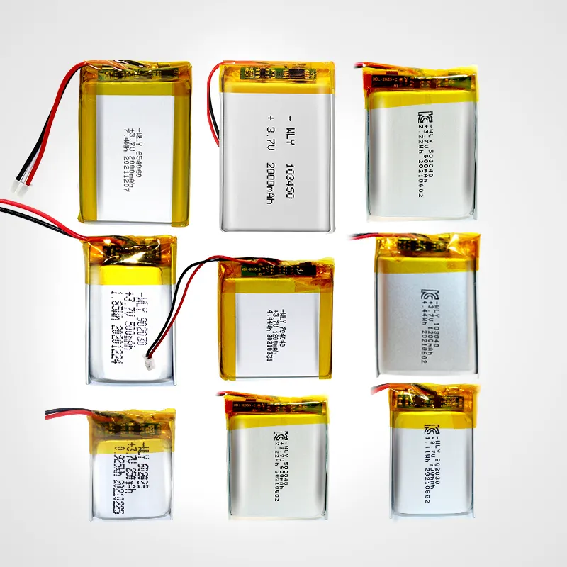 For Consumer Electronics UN38.3 MSDS KC Approved Customized Pouch Lithium Polymer Li-polymer 3.7V Lipo Battery