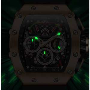 Reloj Mecánico Automático ONOLA 6833 de Moda para Hombre, Diseño Único, Resistente al Agua, Correa de Cinta, Nuevo Reloj de Lujo para Hombre - Product Image 3