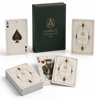 Jeu de cartes à jouer personnalisées en gros – Jeu de poker avec design imprimé sur mesure et boîte – Cadeau de luxe pour organisateur d'événements