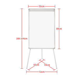 Tableau blanc en gros d'usine tableau à feuilles mobiles bloc-notes papeterie de <span class=keywords><strong>bureau</strong></span> avec tableaux d'objectifs magnétiques pour enfants tableau blanc couleur - Product Image 1