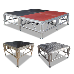 منصة ألمنيوم 4x4ft 4x8ft قابلة للطي خشبية مرحلة النقل 18 - Product Image 4