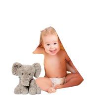 Personnalisé Bleu Éléphant Singe Flamingo Panda Renard Peluche Animaux Sauvages En Peluche Jouets PP Coton Rempli Mignon Conception pour Anniversaire