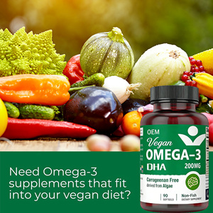 OEM Private Label DHA EPA <span class=keywords><strong>Fish</strong></span> <span class=keywords><strong>Omega</strong></span> <span class=keywords><strong>3</strong></span> Softgels integratore carragenina gratis per il cervello e gli occhi salute del cuore - Product Image 2