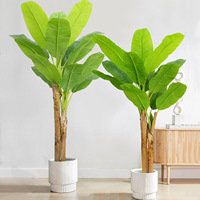 Palmier artificiel décoratif d'intérieur/extérieur de Madagascar Areca en pot Plantes de paysage de qualité légère Matériau PE + UV Réaliste