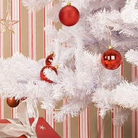 1.57 pouces de haute qualité respectueux de l'environnement maison ornements suspendus de Noël 34 boules en plastique incassables pré-enfilées