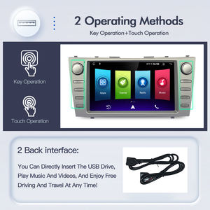 Autoradio multimédia STWEI 9 pouces pour Toyota Camry XV40 Aurion 2007 - 2011, CarPlay sans fil, Auto WiFi, Navigation GPS, SWC, Stéréo - Product Image 4