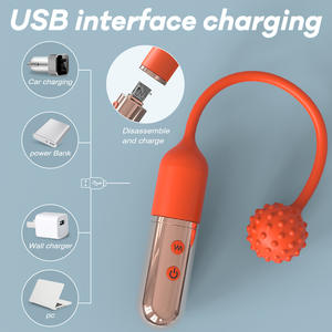 Juguetes sexuales para mujeres, masturbador con cable, doble vibrador tipo huevo. - Product Image 2