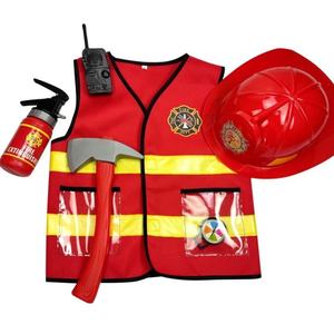 El último disfraz lavable <span class=keywords><strong>de</strong></span> 6 piezas para niños y niñas, <span class=keywords><strong>bombero</strong></span>, TV y película, <span class=keywords><strong>Material</strong></span> <span class=keywords><strong>de</strong></span> polialgodón, tu logotipo disponible para jugar con niños - Product Image 1