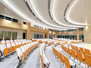 Chaise de cinéma ergonomique HOZE HS-1222A, mobilier de théâtre en alliage d'aluminium, pliable pour un confort optimal, écoles - Product Image 3