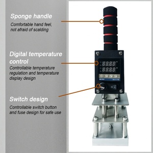 Electric Branding <b>Iron</b> for Leather Stamping, Wood Branding 500W with Digital Temperature Control - Product Image 5