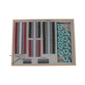 Ophthalmo logische Optometrie-Ausrüstung 266-teiliges Metall-Versuchs objektiv mit 5-teiligem Versuchs rahmen für Kinder - Product Image 5