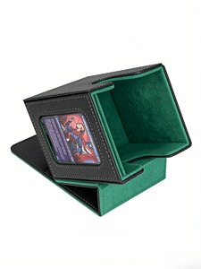 Caja de Almacenamiento de Cartas de PU Premium, Distribuidor Directo, Más de 1800 Cartas de Warhammer <span class=keywords><strong>Onmyoji</strong></span> TCG, Impresión de Logotipo Personalizado, Organizador del Hogar, Regalo - Product Image 4