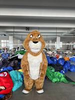 Costume de Mascotte Lion Gonflable pour Adultes Dessin Animé Anime Halloween pour Événement Publicitaire & Cosplay