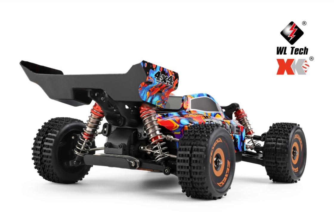 High-Speed 4WD RC Drift Racing Car with 2 Batteries - Wltoys