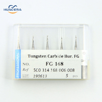 Huacera FG168 pièce à main haute vitesse fraises en carbure de tungstène tige FG pour dentiste polissage des dents clinique dentaire routeur Bits produit