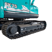 حفارة كوبيلكو SK75 جديدة تمامًا بوزن 7.5 طن، حفارة هيدروليكية مجنزرة، حفارة صغيرة بوزن 5 طن، موديلات Sk60، Sk 50، 55، 70، 75، 80.