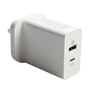 36W Dual Type-C USB Fast Charger Wall Plug USB Power Adapter
