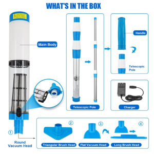 <span class=keywords><strong>Aspirateur</strong></span> de <span class=keywords><strong>piscine</strong></span> écologique trois-en-un avec batterie au lithium 1600 mAh, outils et accessoires pour <span class=keywords><strong>piscine</strong></span> - Product Image 3