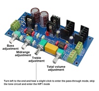 Préamplificateur audio BRZHIFI F1 classe A, amplificateur à basses profondes réglables, carte amplificateur BT5.0 55332DD*2, circuit HiFi PCB, préamplificateur stéréo