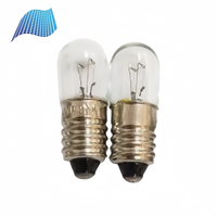 Ampoule indicatrice E10 à culot, 30V 3W, mini lampe signalétique incandescente pour l'indication de l'état des équipements de panneau et des machines
