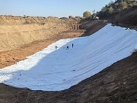 Tissu géotextile non tissé de qualité export, haute résistance, durable pour les projets d'infrastructure