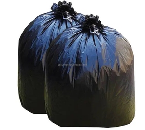 Black <b>Plastic</b> Large Garbage Bag <b>Plastic</b> Garbage Bag Lining <b>Plastic</b> Dustbin Lining Heavy Duty Bin Liners <b>Roll</b> Garbage Bag Wholesa - Product Image 6