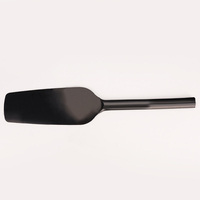 Couteau de maçonnerie en acier inoxydable, lame de 7-8 pouces, manche en caoutchouc, truelle carrée pour bricolage