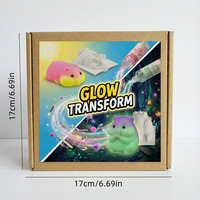 TIMESRUI Kit de Bricolage Hamster Luminescent dans le Noir, Gel de Silicone Non Toxique de Qualité Alimentaire, Ensemble Créatif Anti-Stress, Cadeau d'Anniversaire pour Enfants