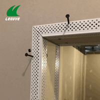 Profilé d'angle en PVC haute résistance et écologique pour plâtre, maçonnerie et joints de cloisons sèches, anti-fissures, taille et couleur personnalisables