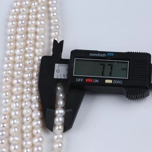 שרשרת פנינים בארוק טבעיות - צורות ייחודיות ולא סדירות |   סיטונאות ישירות מהמפעל - Product Image 5