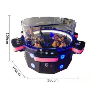 Mesa de Juego Interactiva de Lucha Arcade con LED, Multijugador, Operada con Monedas, Control por Joystick, Consola de Entretenimiento, Plataforma de Batalla - Product Image 2