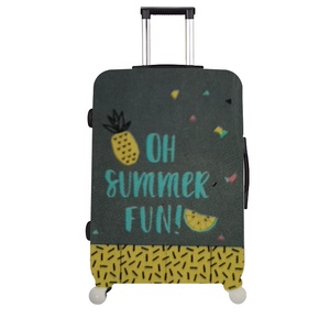 โรงงานผลิตจํานวนมากฝาปิดกระเป๋าเดินทางผ้าใยนม ฝาครอบกระเป๋าแบบกําหนดเองสําหรับฝาปิดกระเป๋าเดินทางขนาดและลวดลายต่างๆ - Product Image 4