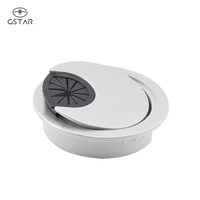 Cache câble en plastique, trou de sortie de câble, pour Table d'ordinateur, bureau, 50Mm, 60Mm, 1 pièce